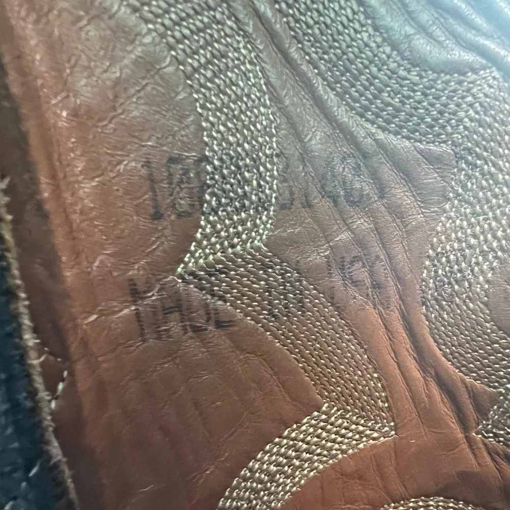 Nocona 12D ostrich leg western boots, black - Picture 13 of 14